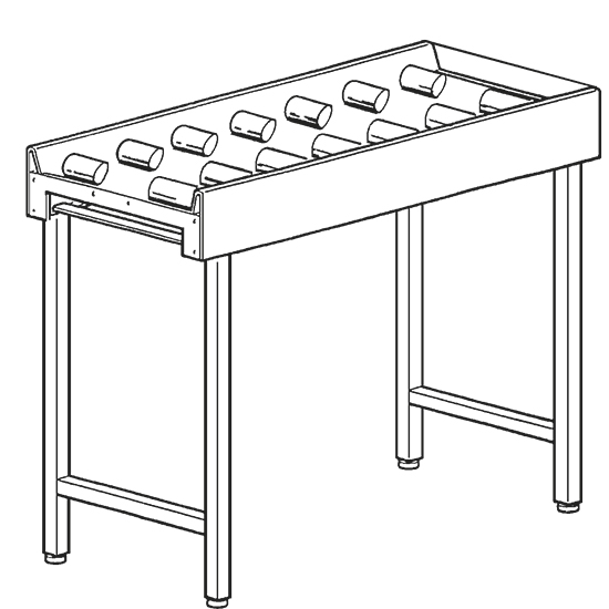 Raka valsen, w= 1100mm
