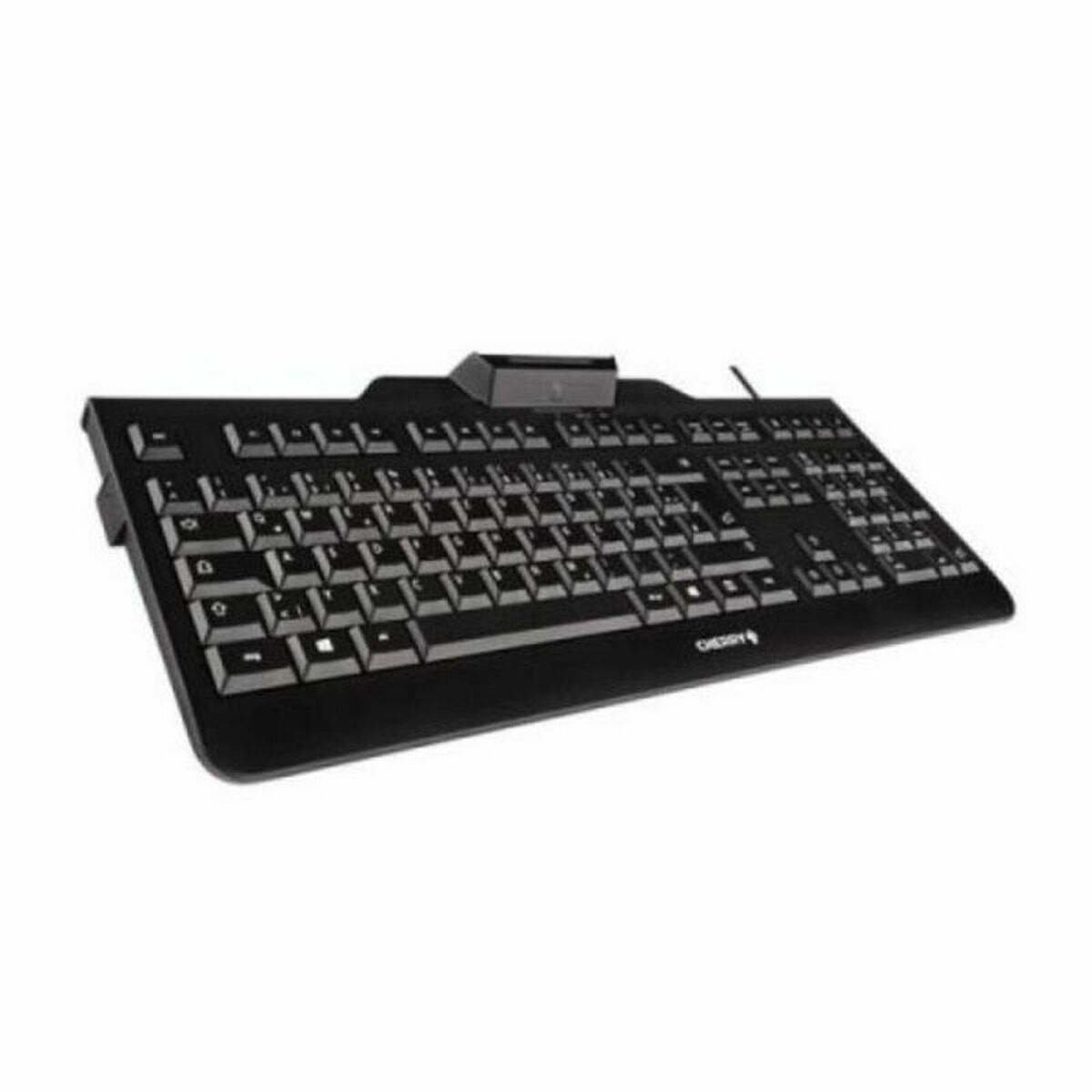 Tangentbord med Läsare Cherry JK-A0100ES-2 Svart QWERTY - 3