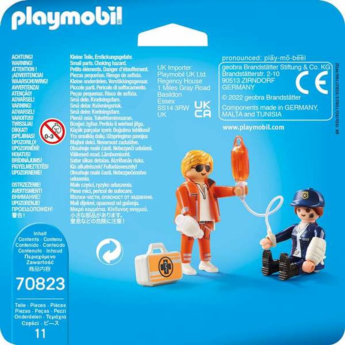 Playset Playmobil 70823 Doctor Polis 70823 (11 pcs) - 3