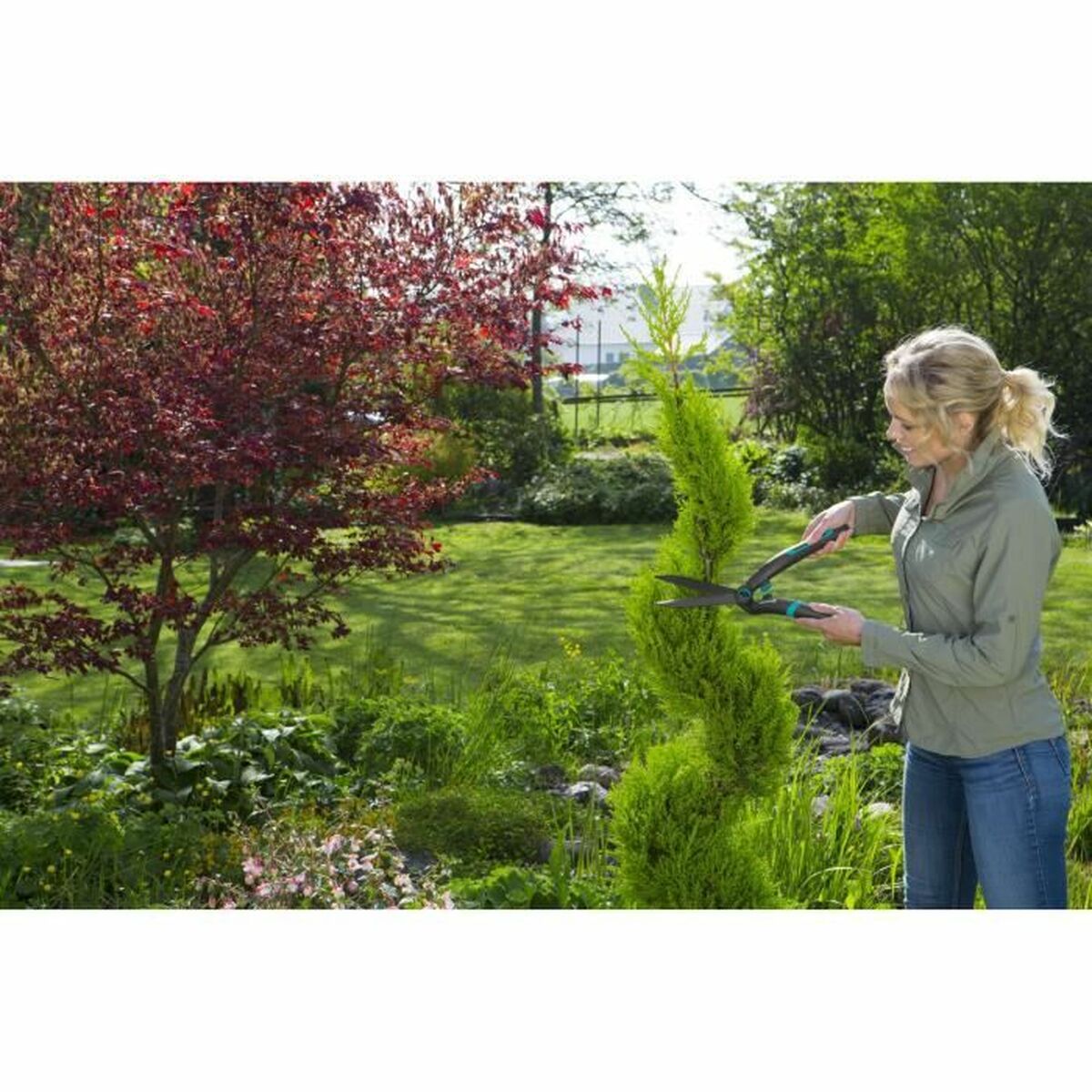 Tvåhands sekatör Gardena Boxwood - 5