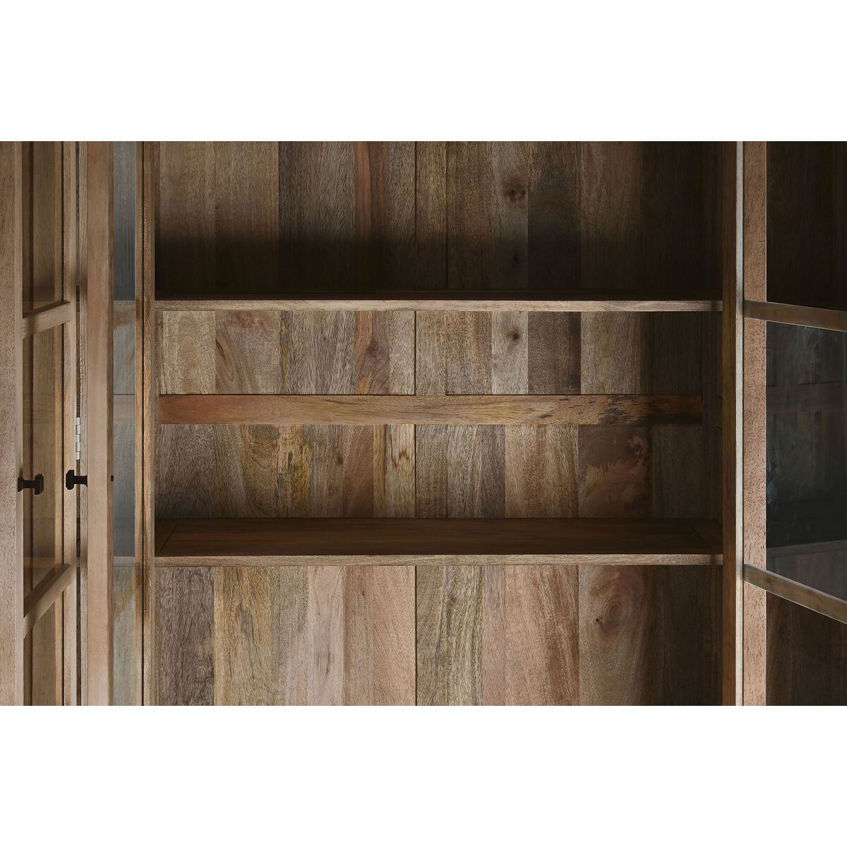 Visningsställ Home ESPRIT Naturell Glas Mangoträ 200 x 45 x 230 cm - 7