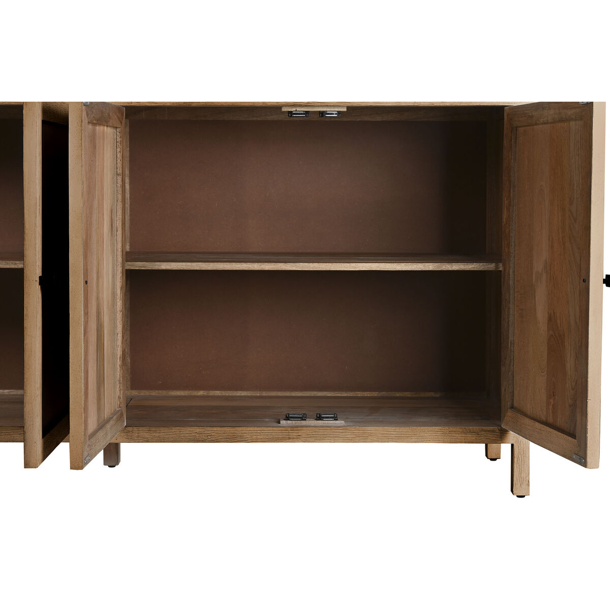 Visningsställ Home ESPRIT Naturell Glas Mangoträ 200 x 45 x 230 cm - 6