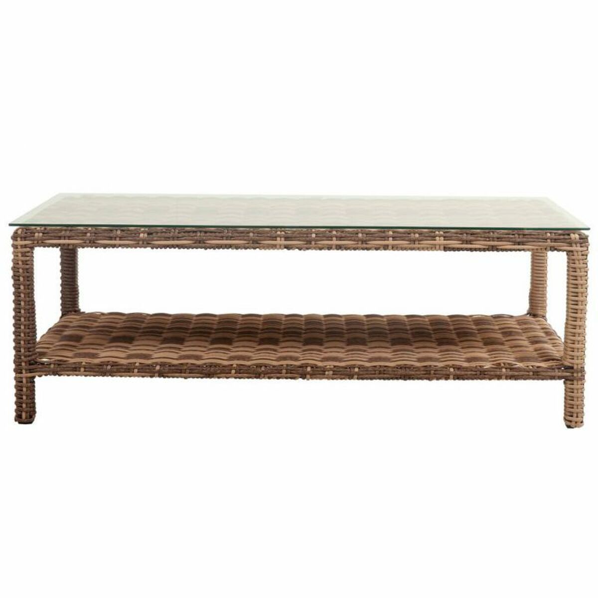 Set med bord och 2 fåtöljer Alexandra House Living Brun Naturell 4 Delar - 7