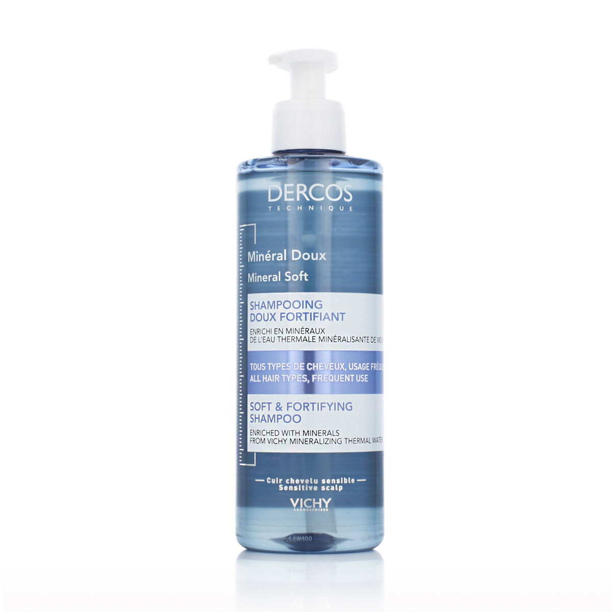 Stärka Shampoo Vichy Dercos Mineral Soft 400 ml
