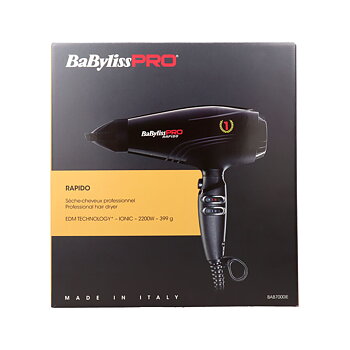 Hårtork Babyliss BAB7000IE Svart Svartvit 2200 W