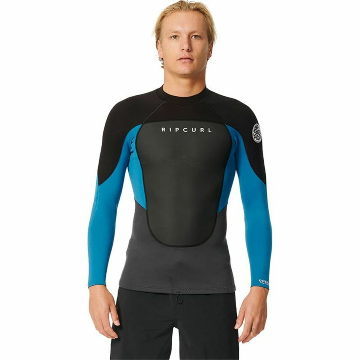 Badtröja Rip Curl Omega Svart Män - 8