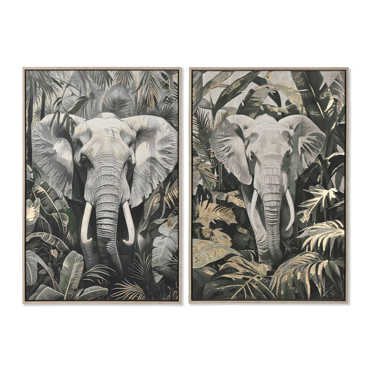 Kanvas Home ESPRIT polystyren Kanvas 63 x 4,5 x 93 cm