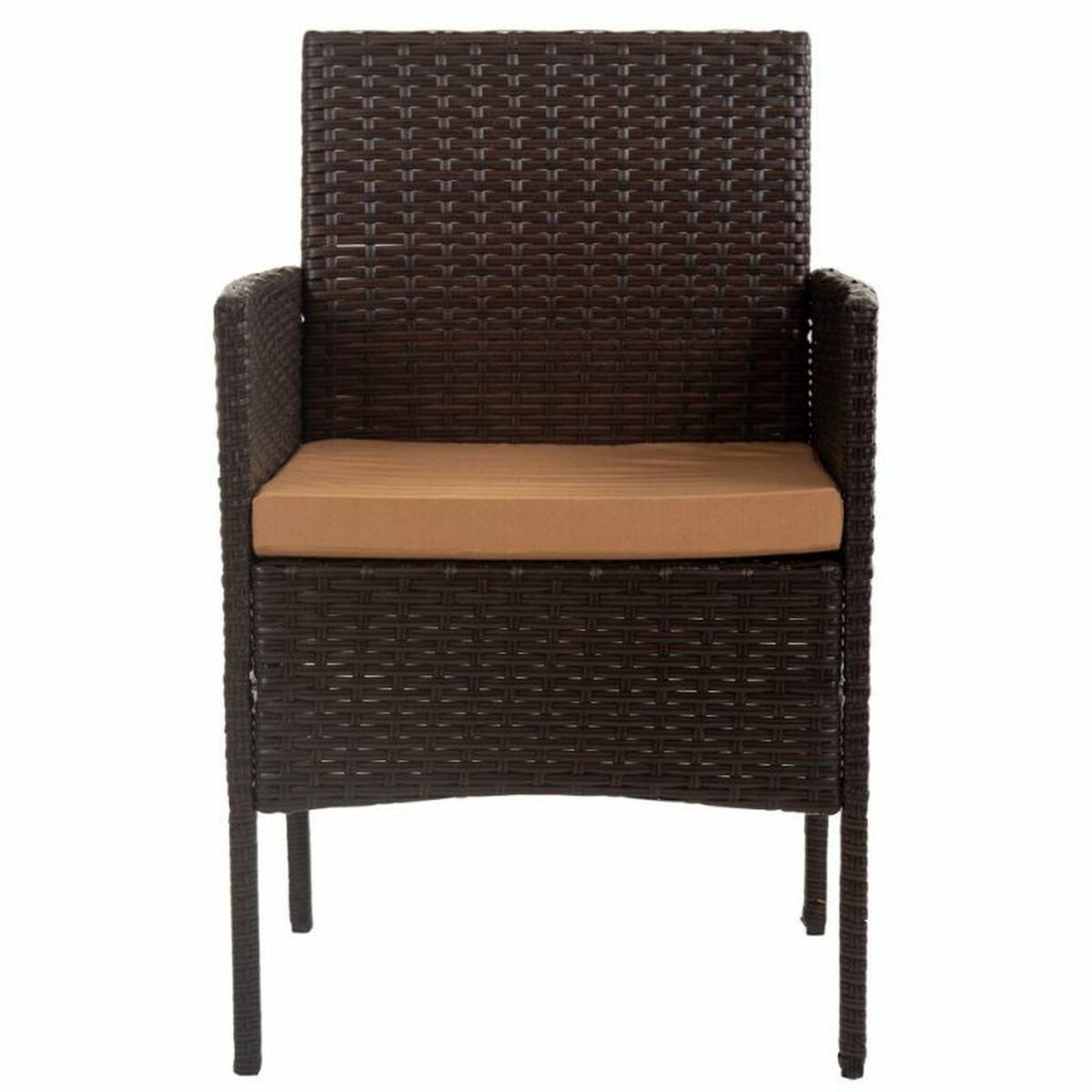 Set med bord och 2 fåtöljer Alexandra House Living Brun 4 Delar - 6
