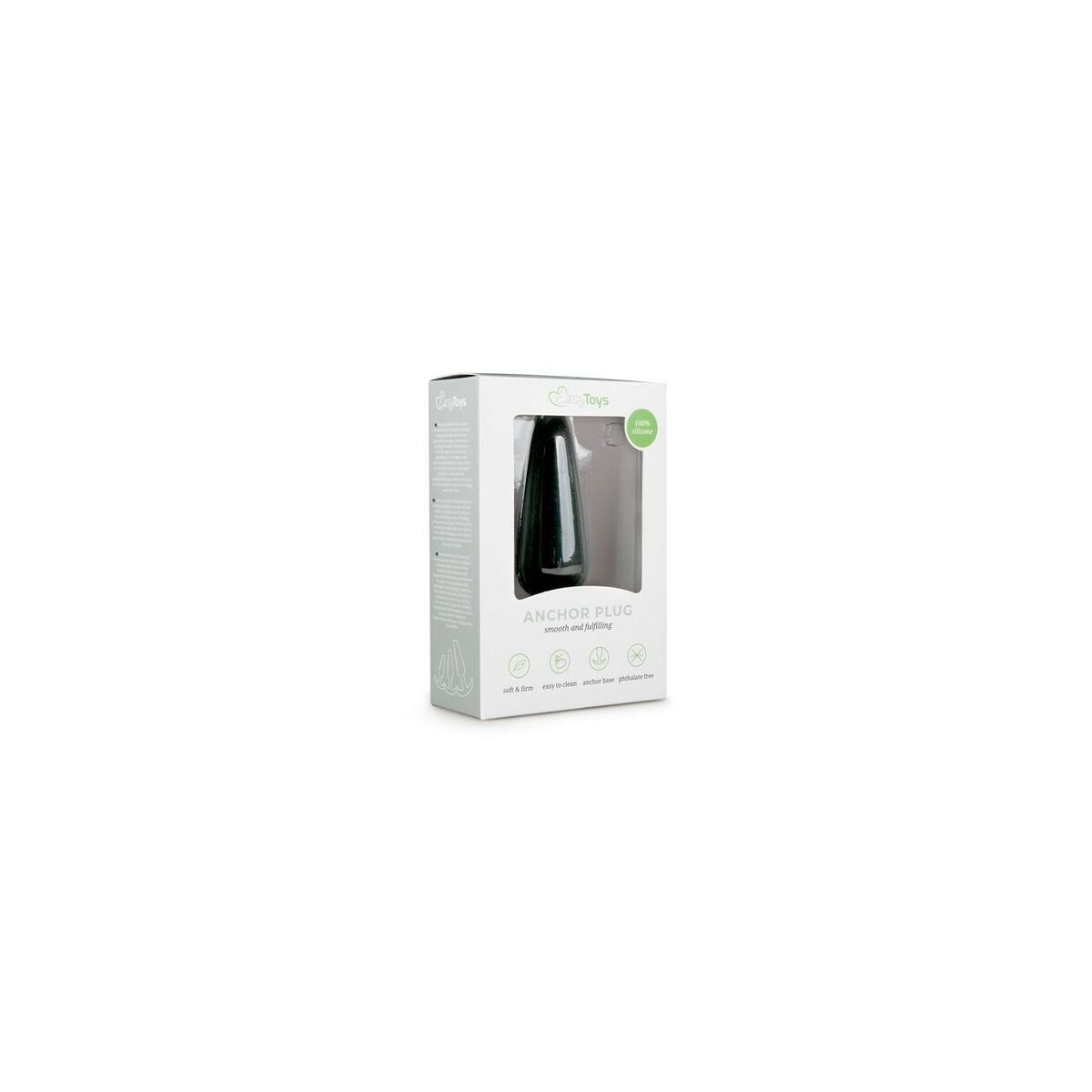 Analplugg EasyToys Svart S - 2