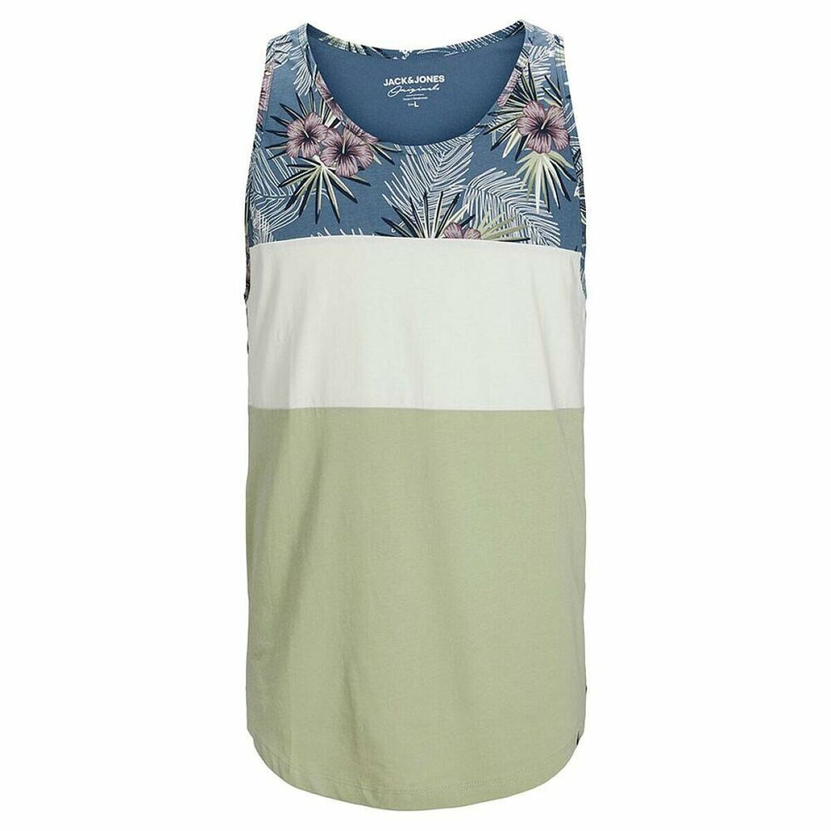 Barn T-shirt med kortärm JORVENICE BLOCK TANK TOP Jack & Jones 12210056 Blå - 5