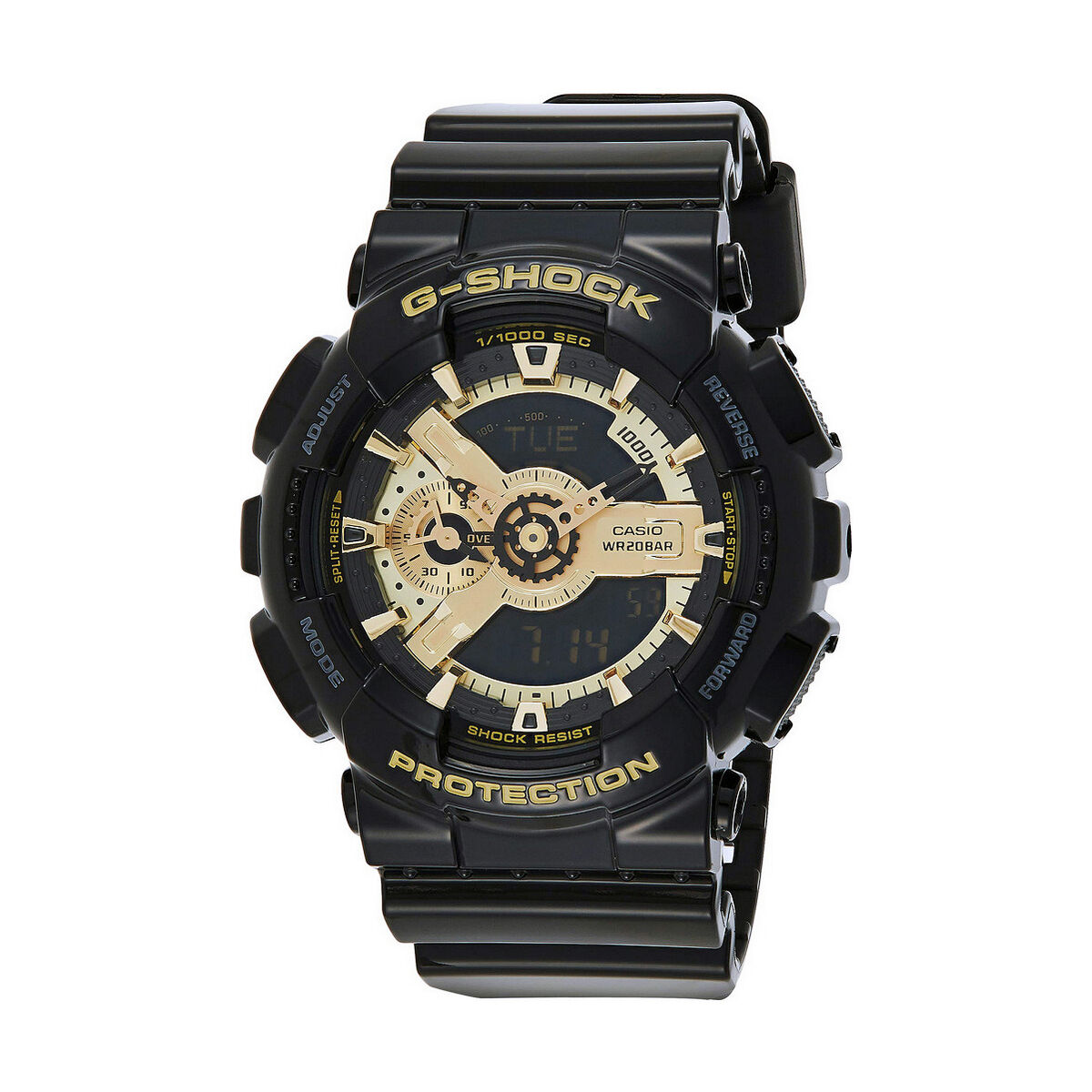 Herrklocka Casio G-Shock GA-110GB-1AER Svart Guld Grå (Ø 55 mm)