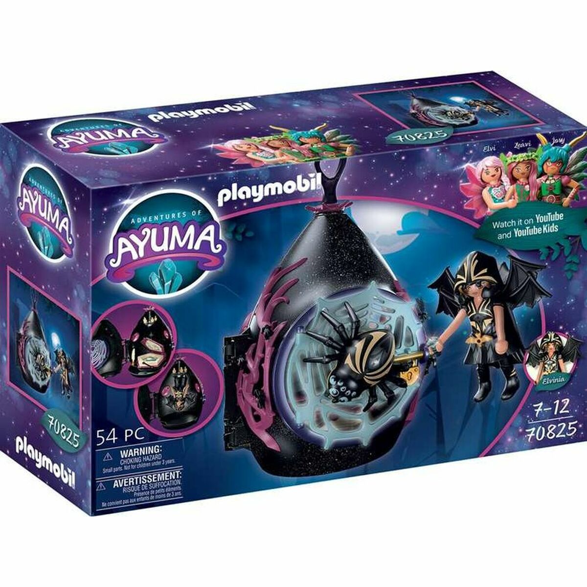 Playset Playmobil Adventures of Ayuma Bat Fairies 70825 (54 pcs) - 5