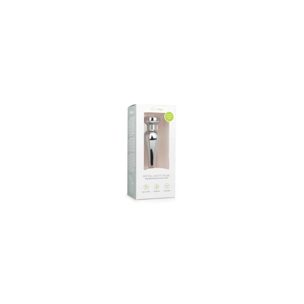 Analplugg EasyToys Silvrig - 2