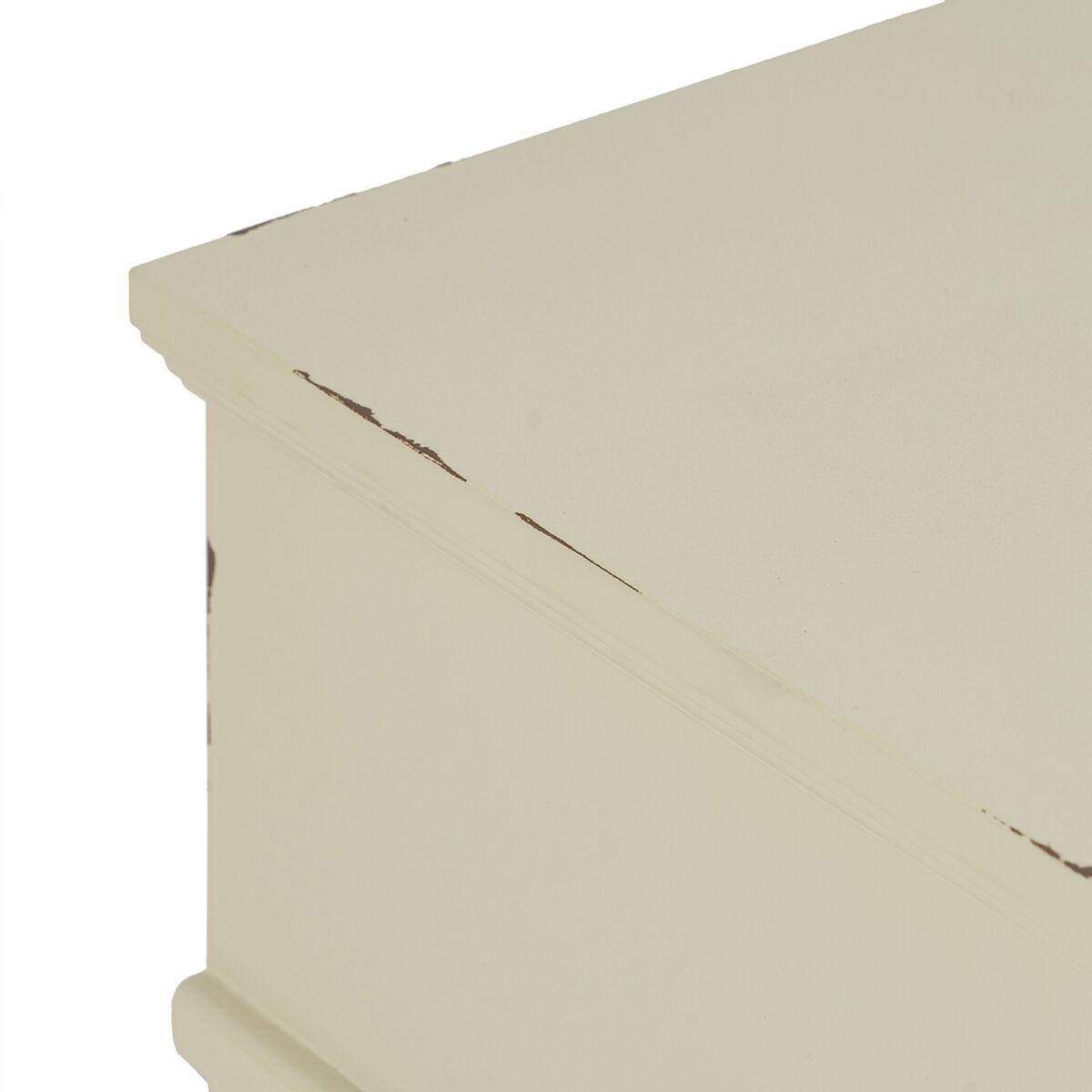 Nattduksbord Vit Granträ DMF 51 x 32 x 66 cm - 7