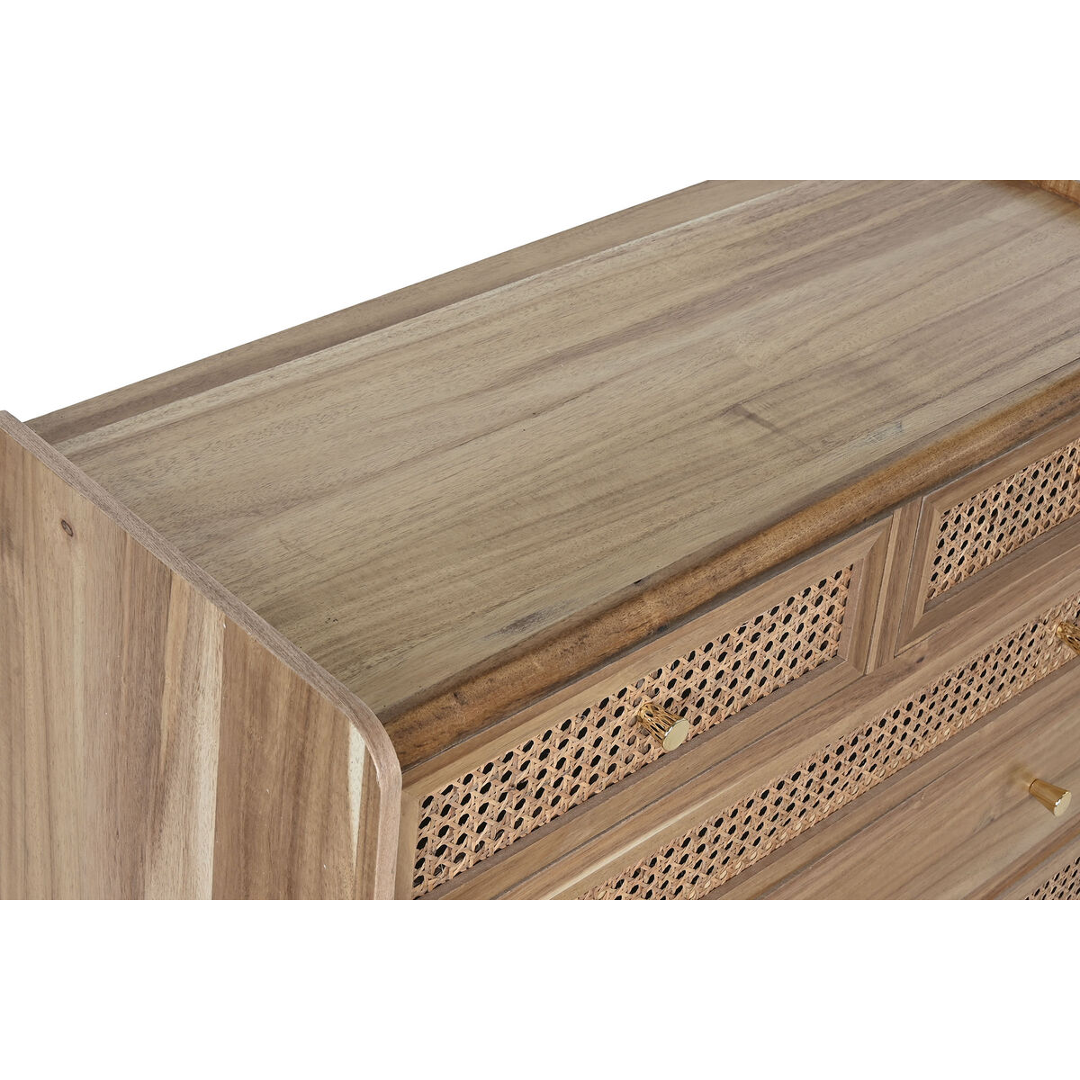 Byrå Home ESPRIT Brun Akaciaträ Trä MDF 80 x 34 x 75 cm - 4