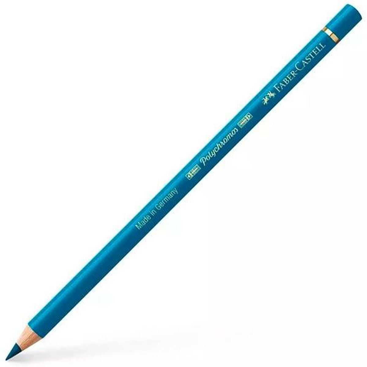 Färgpennor Faber-Castell Polychromos Turkos Koboltblått 6 Delar - 4