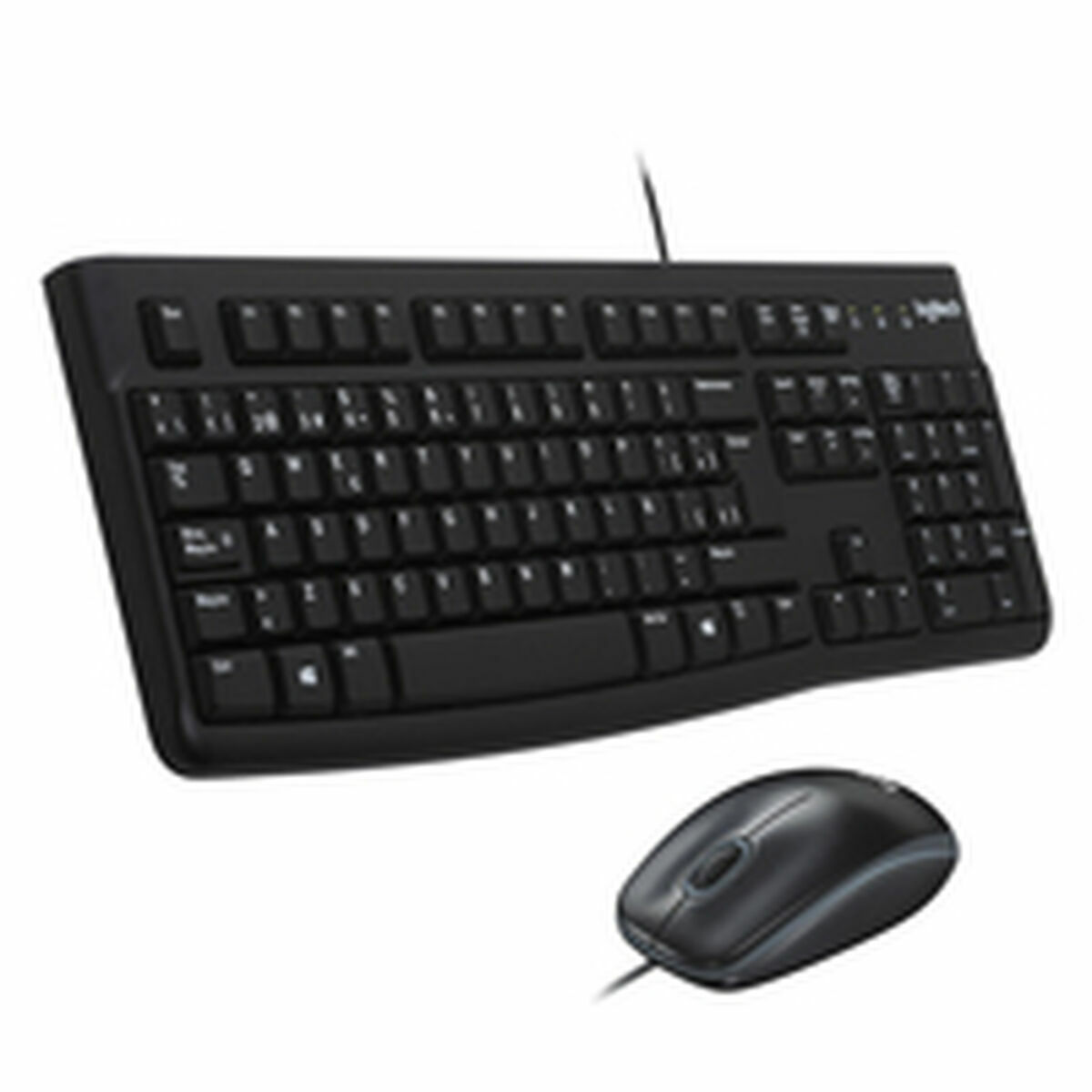 Tangentbord och Mus Logitech Desktop MK120 USB Svart Italienska - 4