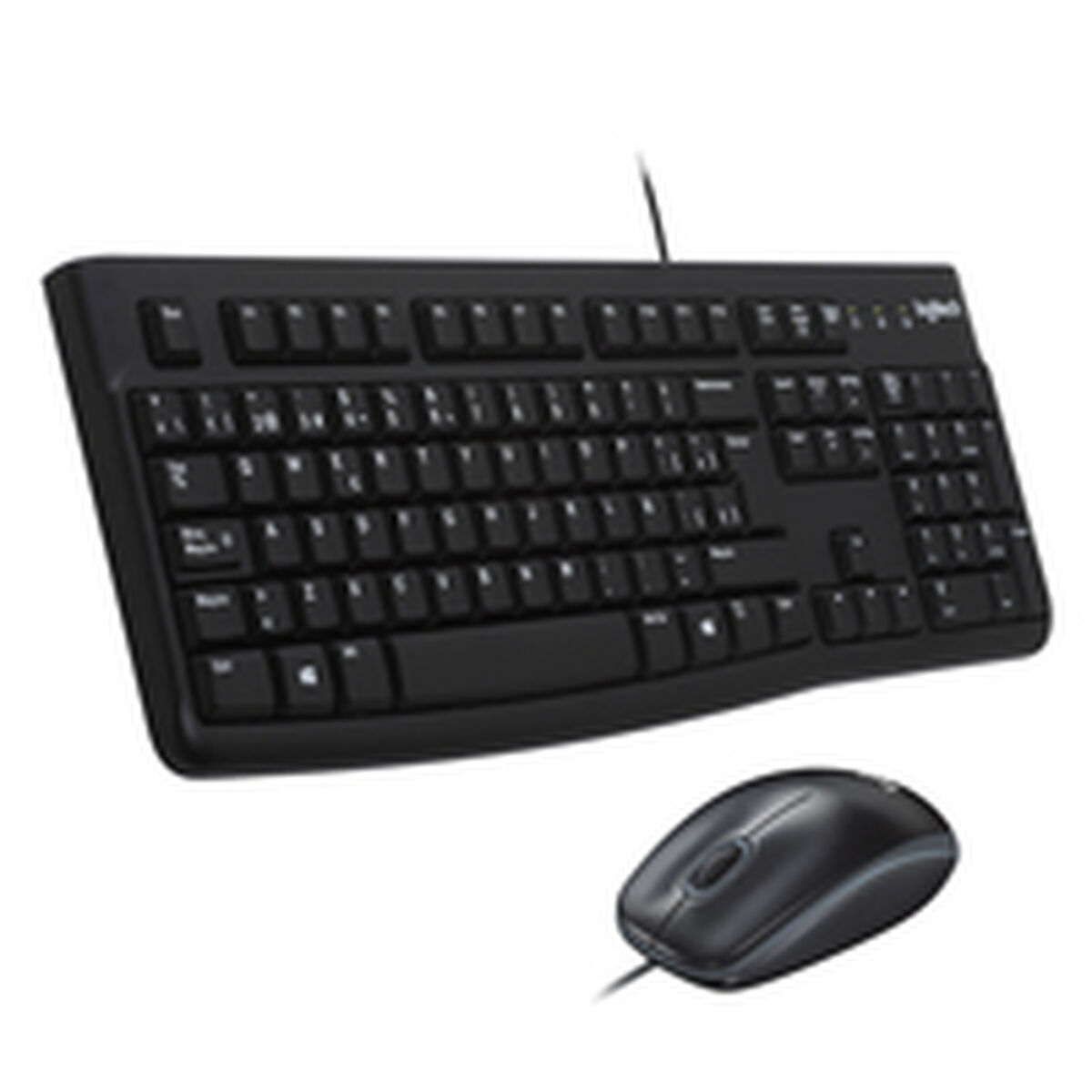 Tangentbord och Mus Logitech Desktop MK120 USB Svart Italienska - 2