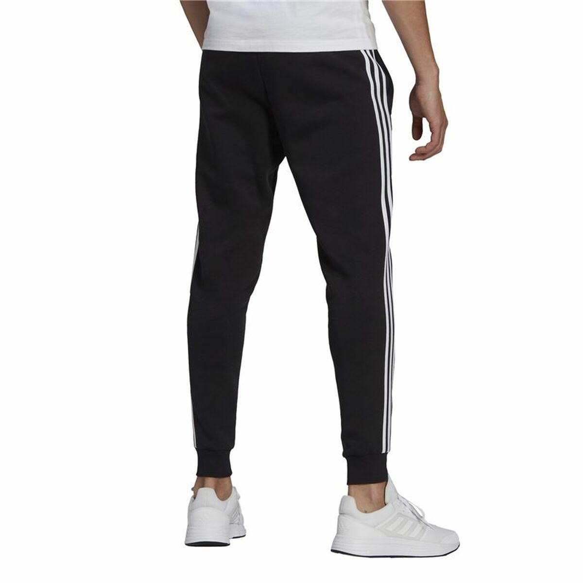Byxor för vuxna Adidas 3 Stripes Fl F Pt Svart Män - 3