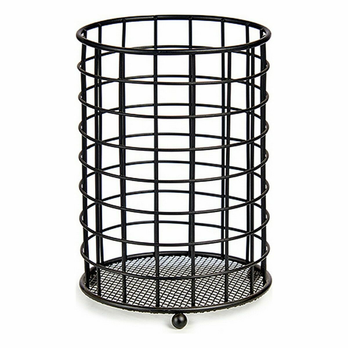 Bestickhållare Kinvara W6467-2 Svart Stål 12,8 x 17,5 x 12,8 cm (12 antal) - 4