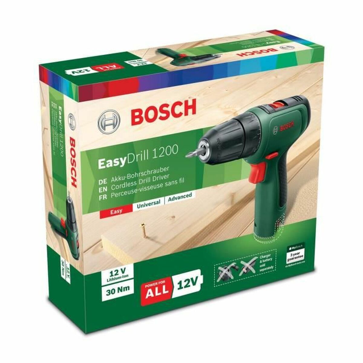 Elektrisk skruvmejsel BOSCH EasyDrill 1200 - 3