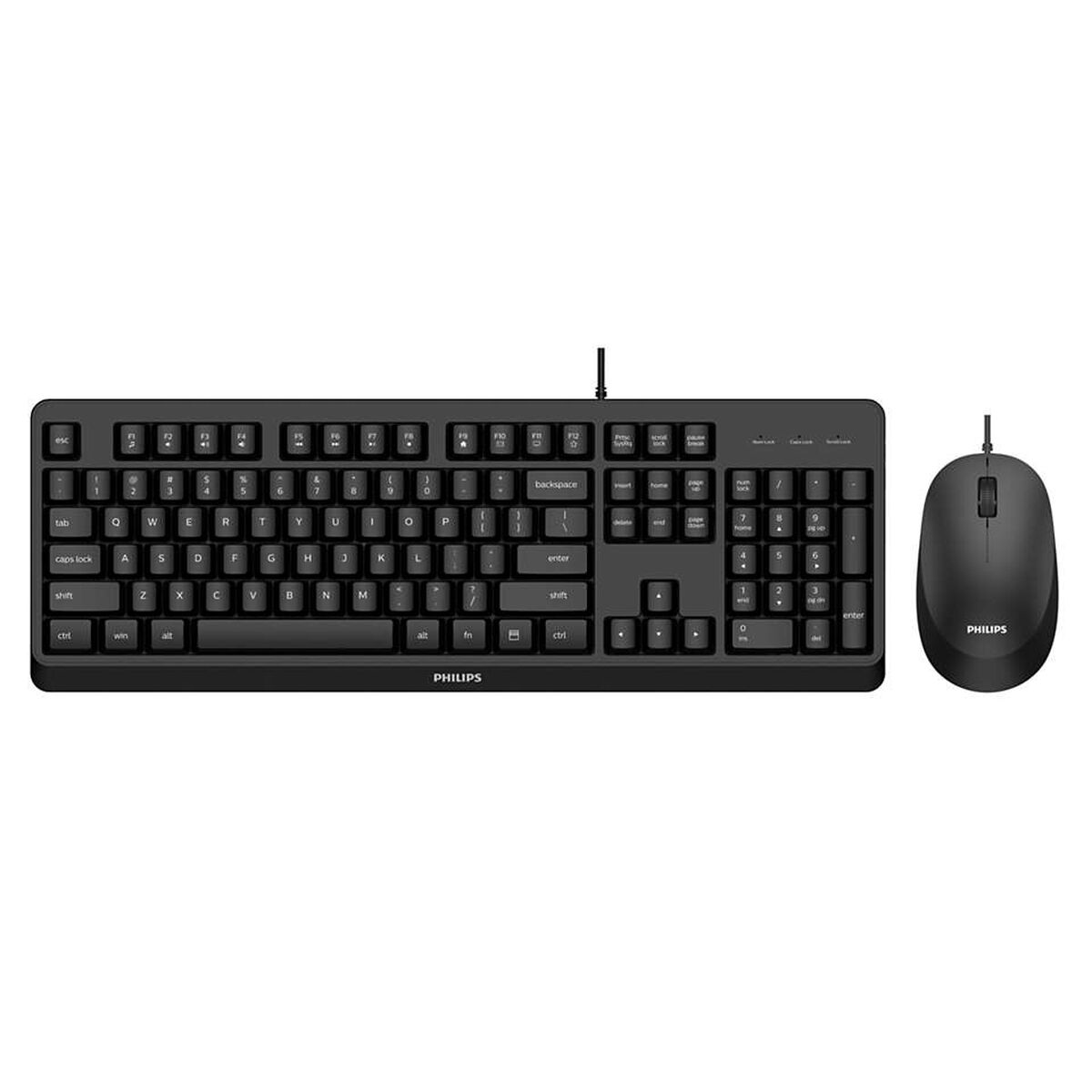 Tangentbord och Mus Philips SPT6207BL/16 Qwerty Spanska - 2