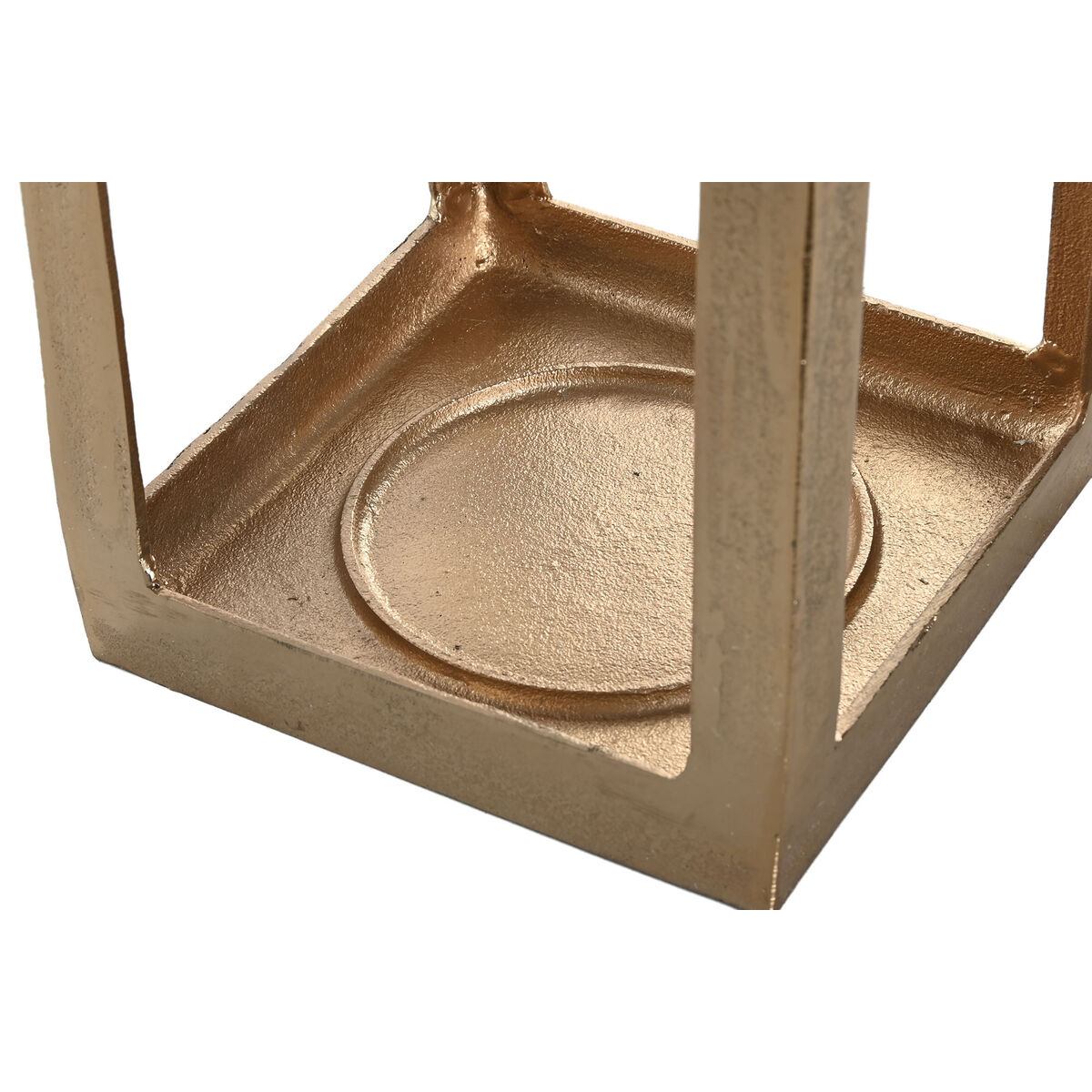 Lykta Home ESPRIT Gyllene Aluminium Glas Modern 20 x 20 x 74 cm - 3