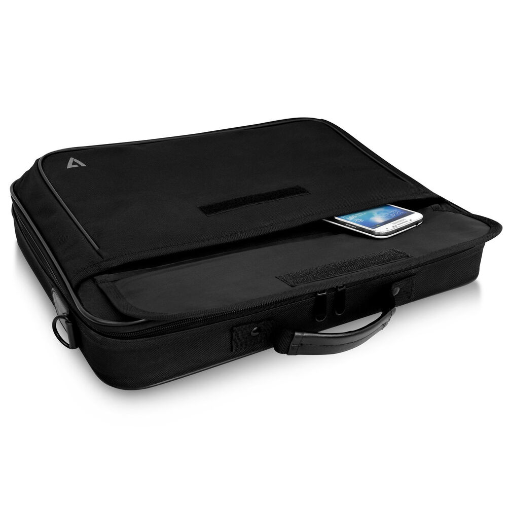 Laptopväska V7 LTLOCK Svart 16,1" - 2