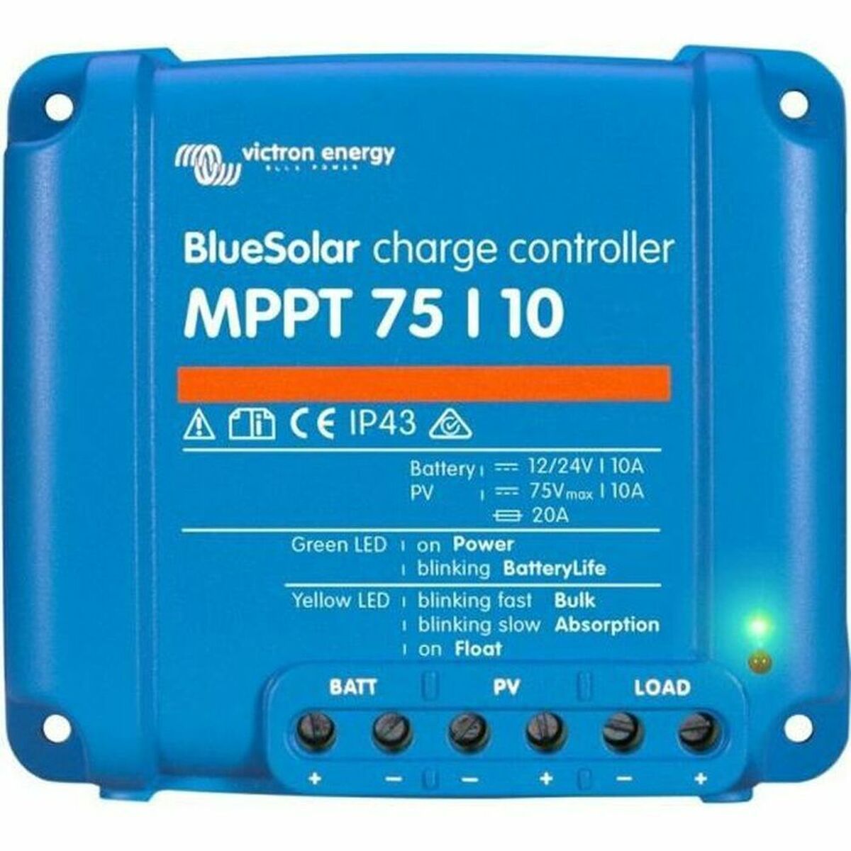 Kontrollör Victron Energy MPPT - 75/10 Laddare 12/24 V 10 A Sol - 3
