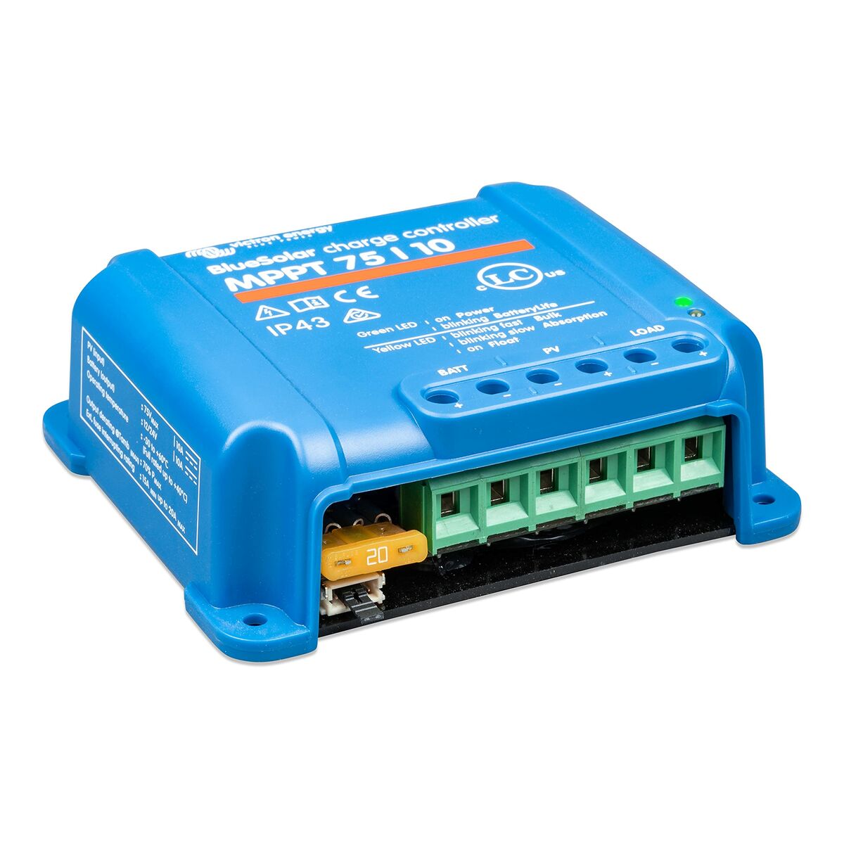 Kontrollör Victron Energy MPPT - 75/10 Laddare 12/24 V 10 A Sol - 8