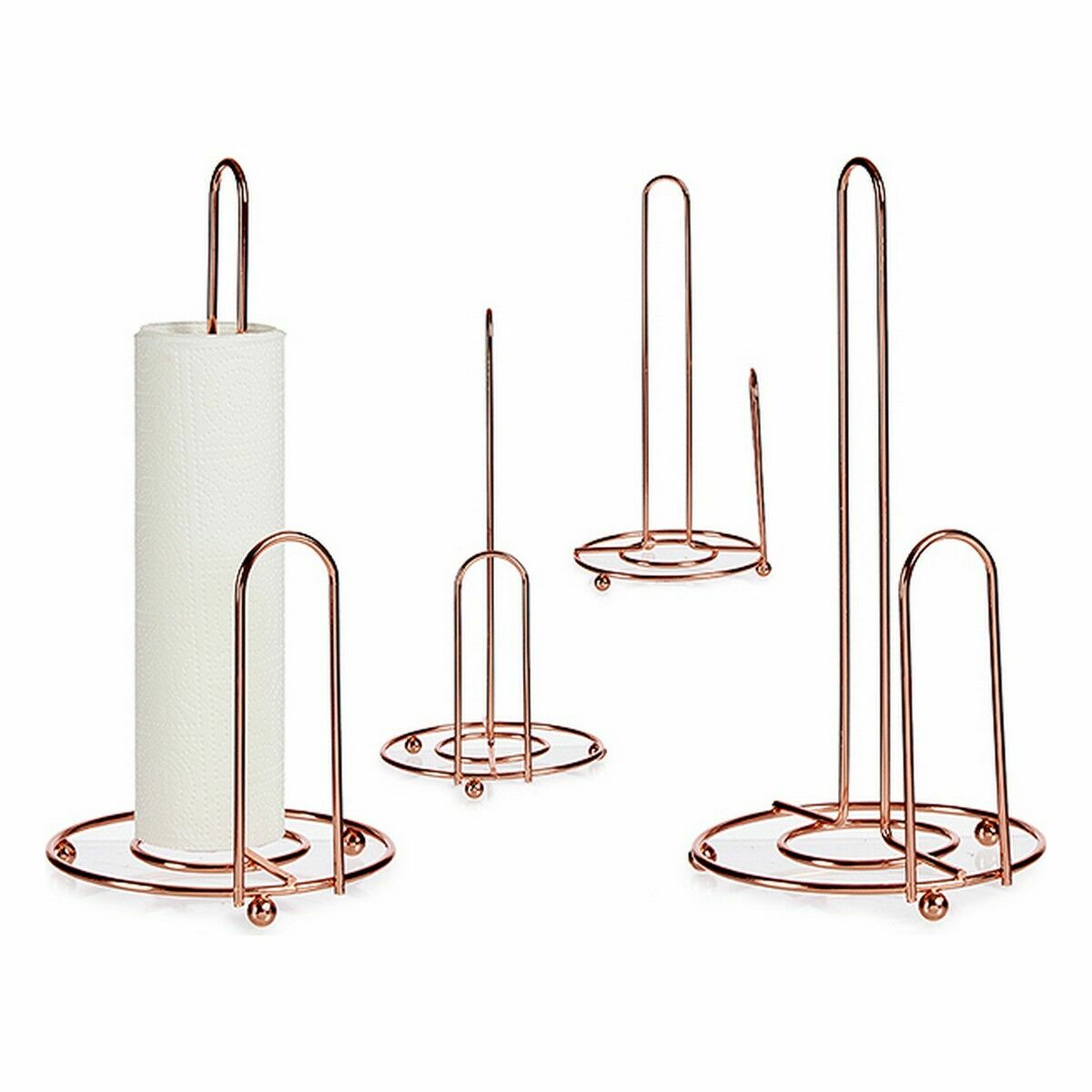 Köksrullehållare Kinvara Koppar Metall Stål 15,5 x 32 x 16 cm (12 antal) - 5