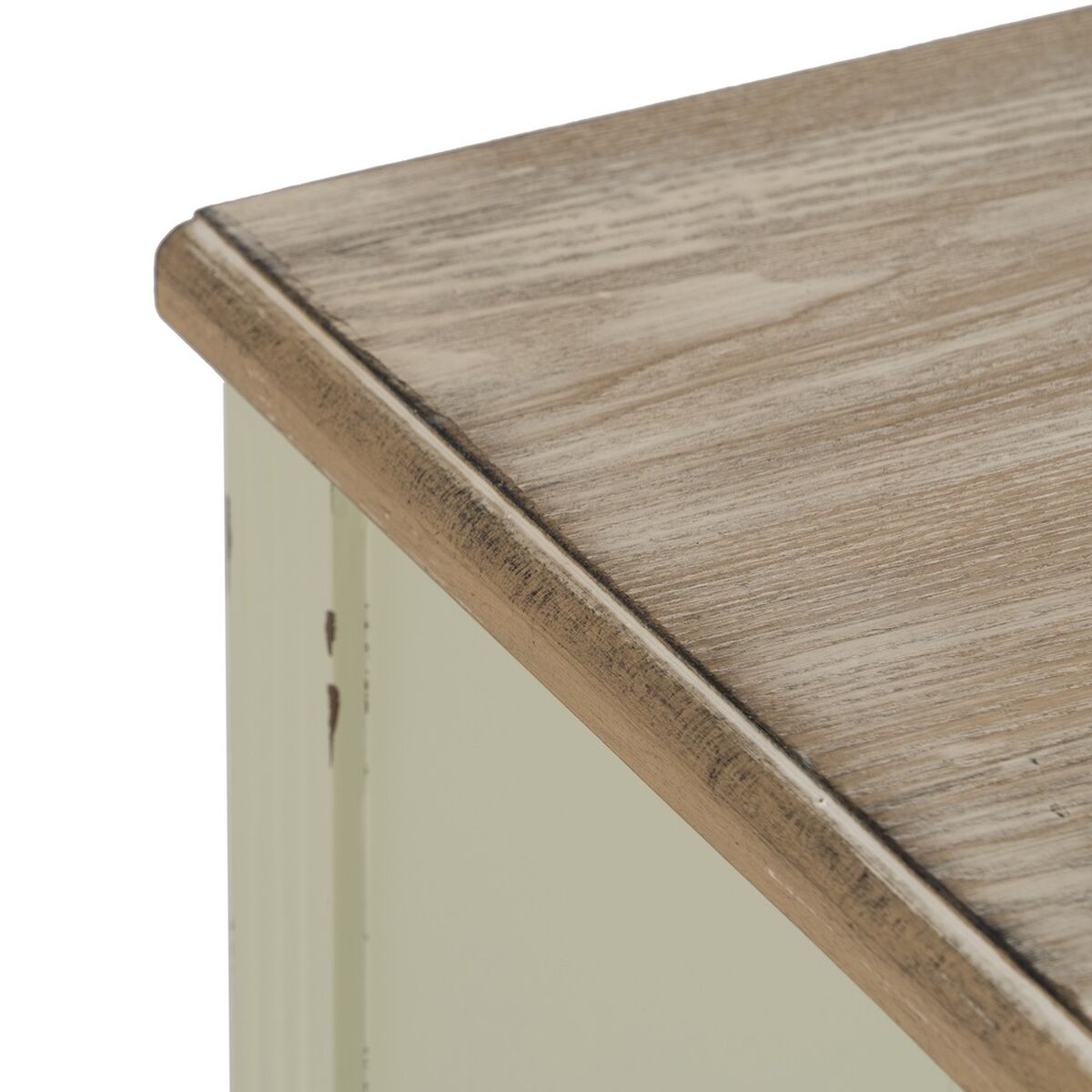 Nattduksbord Beige Naturell Granträ DMF 45 x 35 x 65 cm - 7