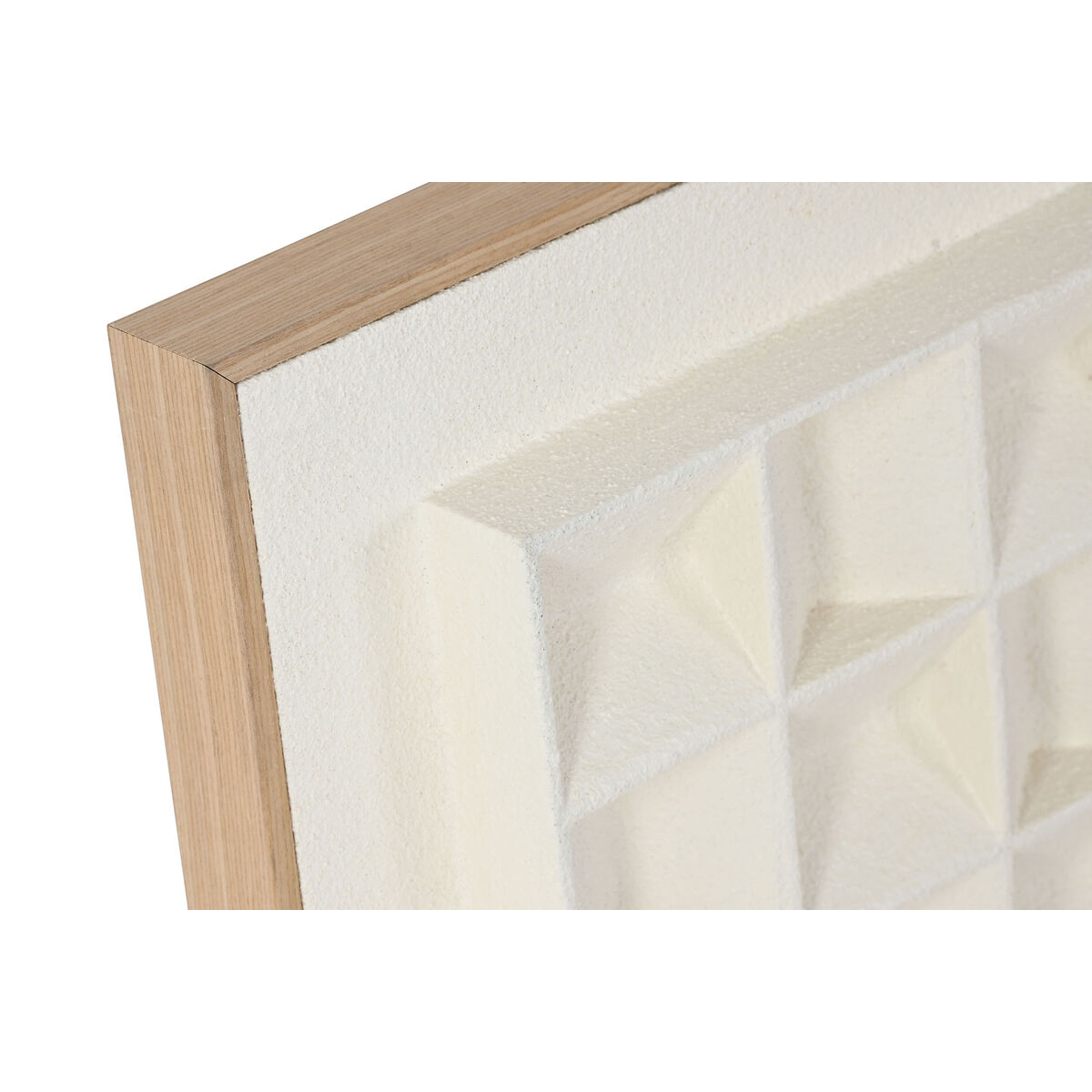 Tavla 3D Home ESPRIT Gips Trä MDF 60 x 7 x 60 cm - 2