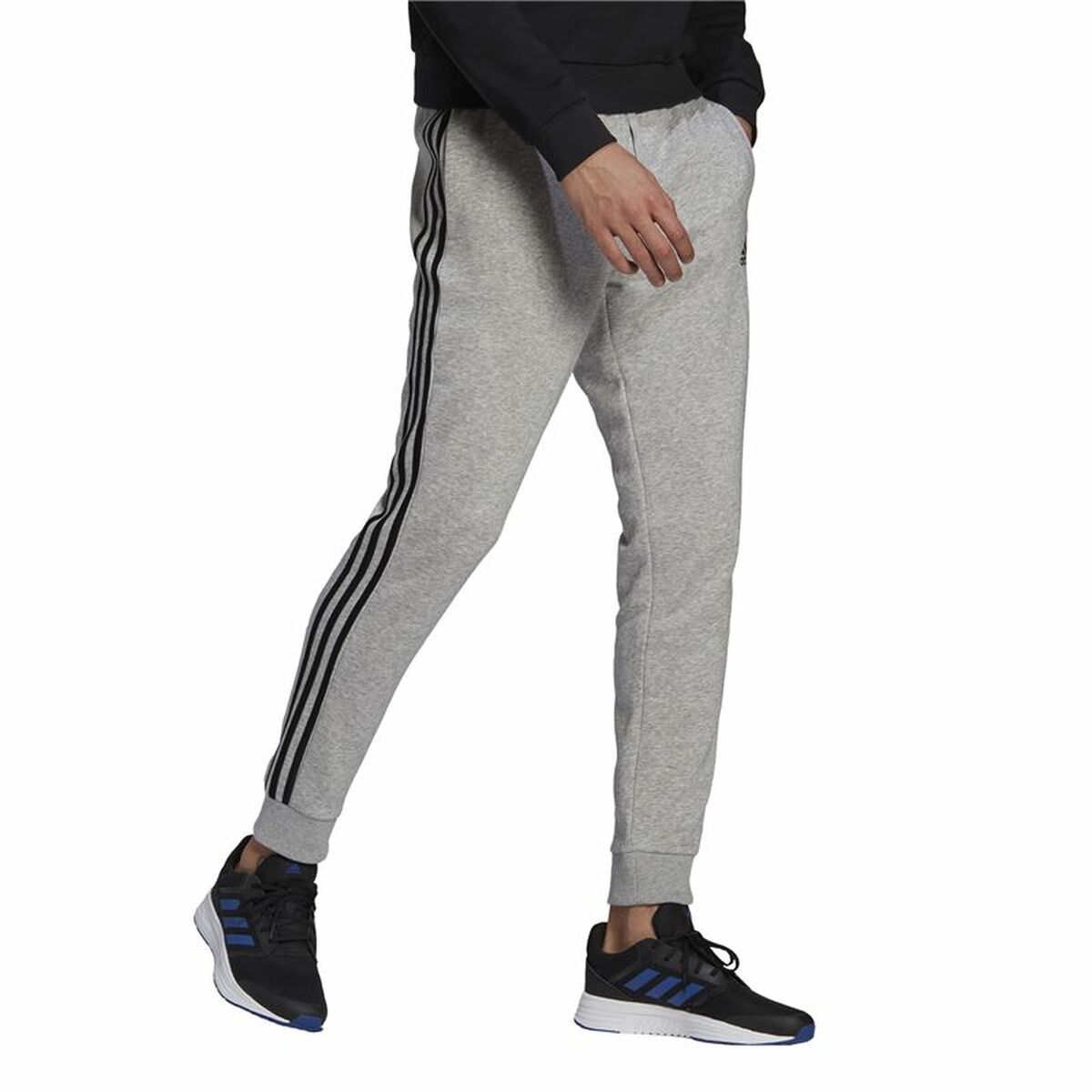 Byxor för vuxna Adidas 3 Stripes Fl Tc Pt Mörkgrå Män - 4