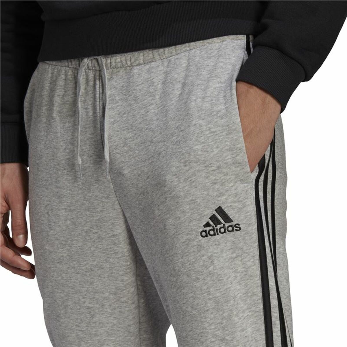 Byxor för vuxna Adidas 3 Stripes Fl Tc Pt Mörkgrå Män - 5