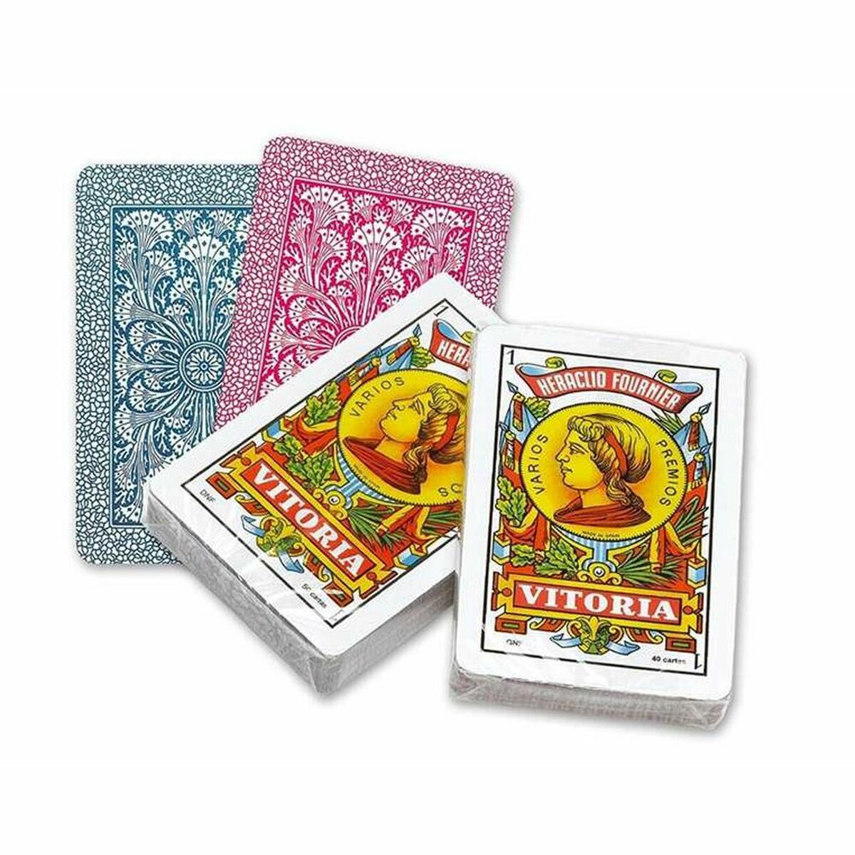 Paket med spanska spelkort (40 kort) Fournier Nº12 - 2