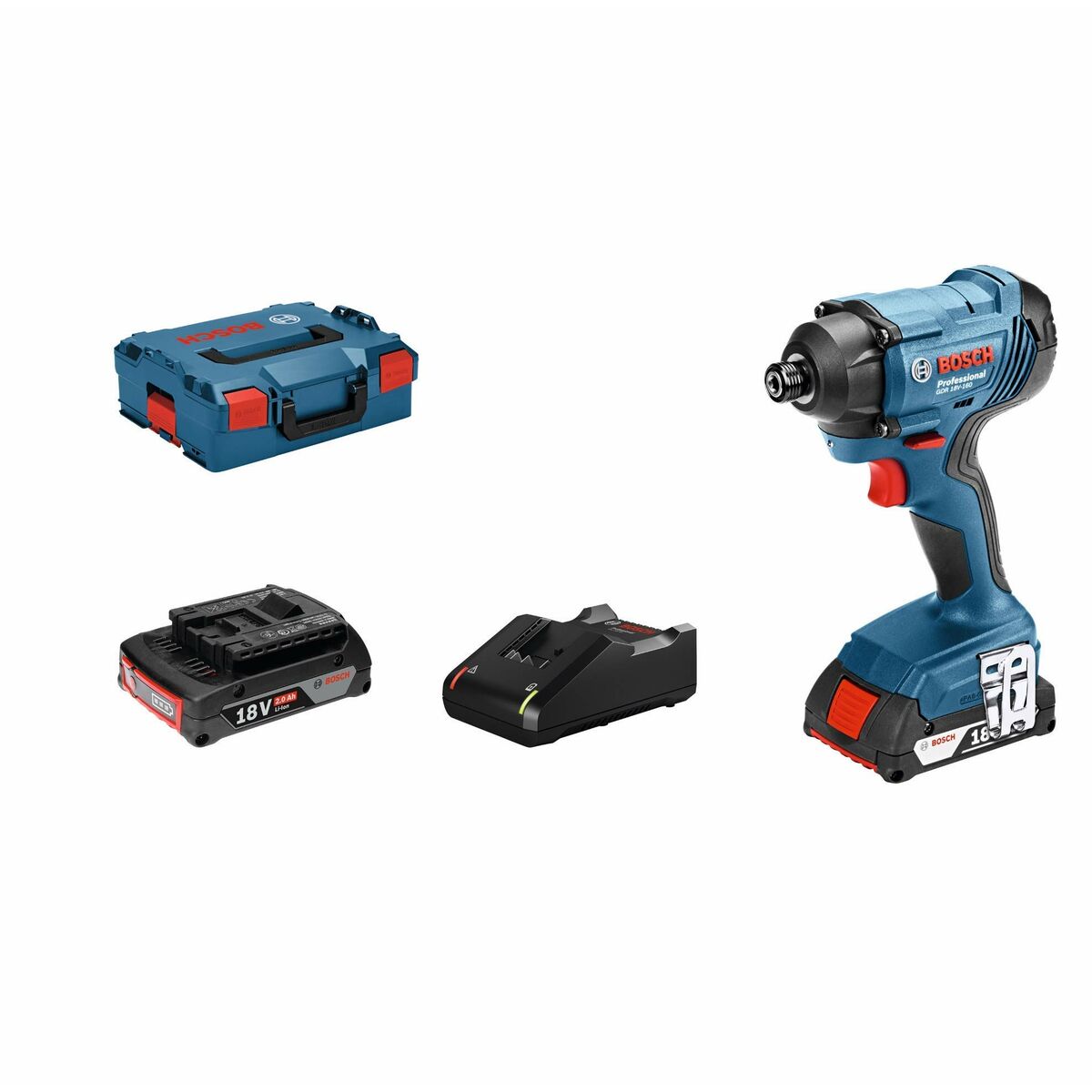 Elektrisk skruvmejsel BOSCH GDR 18V-160 Professional 36 W - 10