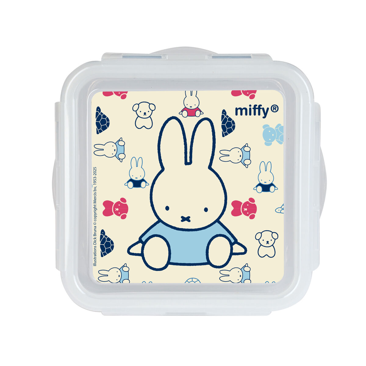 Lunchlåda Miffy Buddy Beige Polyester 13 x 7.5 x 13 cm