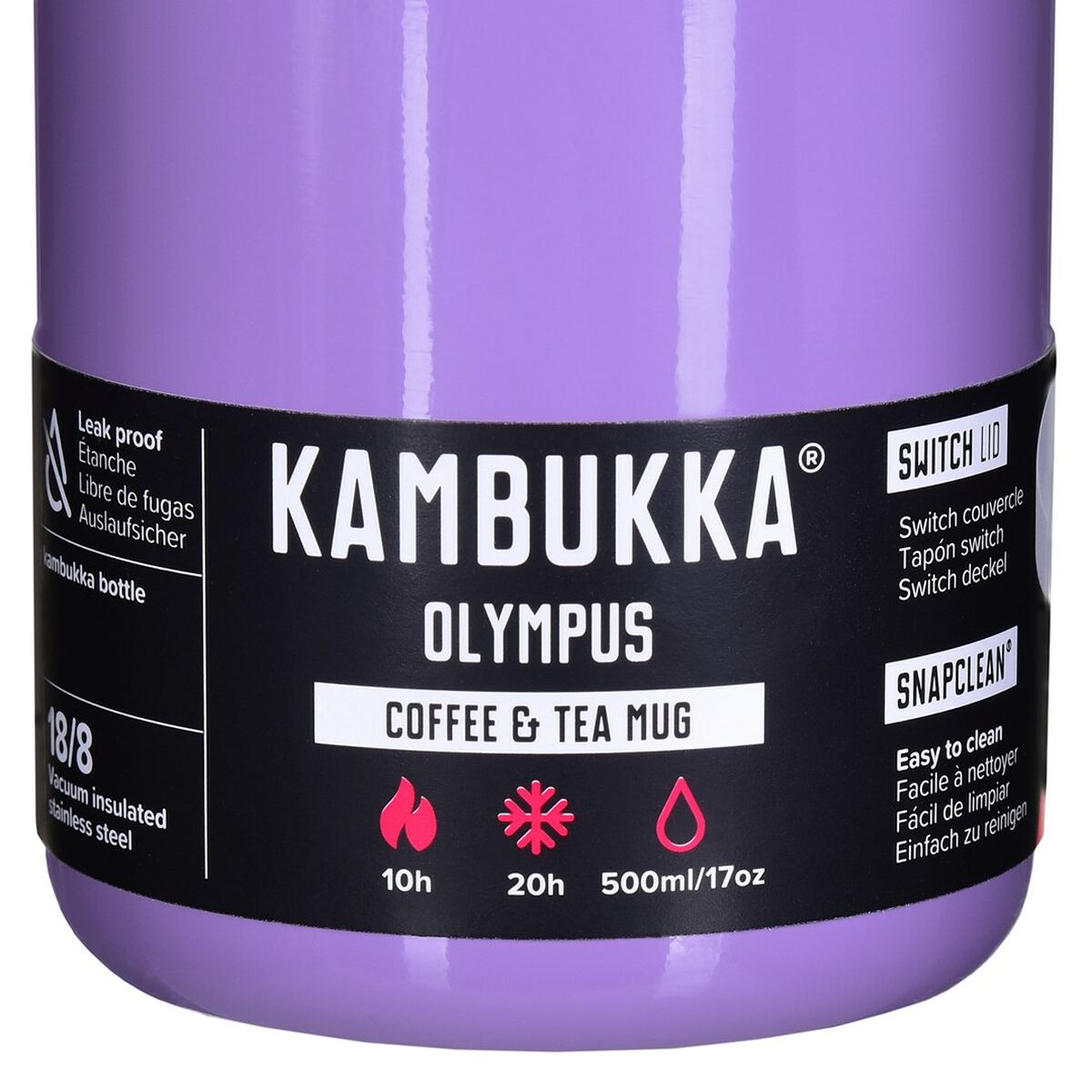 Termos Kambukka Olympus Violett Rostfritt stål 500 ml - 15