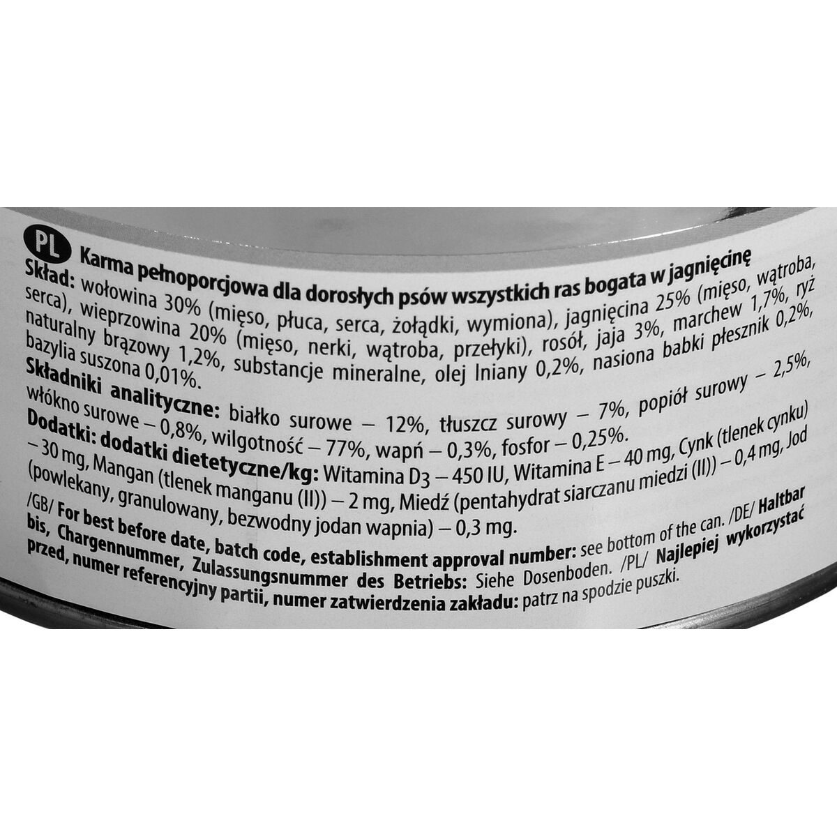 Våt mat Dolina Noteci Premium Lamm 800 g - 2
