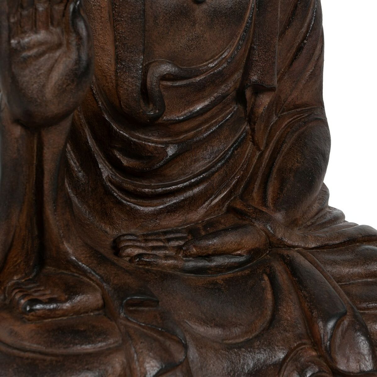 Skulptur Brun Harts 56 x 42 x 88 cm Buddha - 5