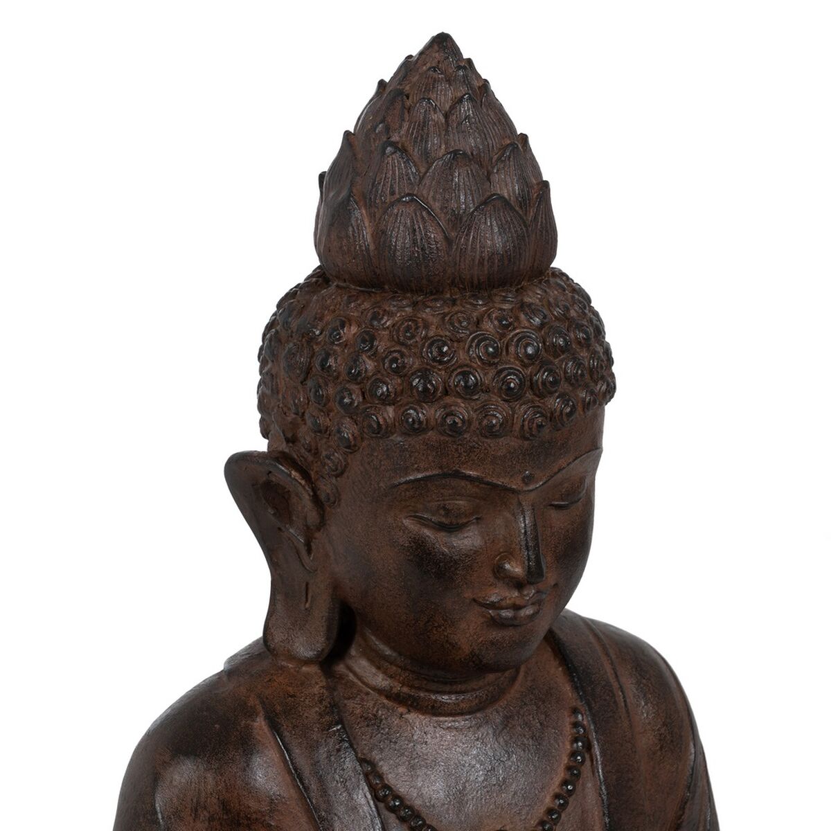 Skulptur Brun Harts 56 x 42 x 88 cm Buddha - 4