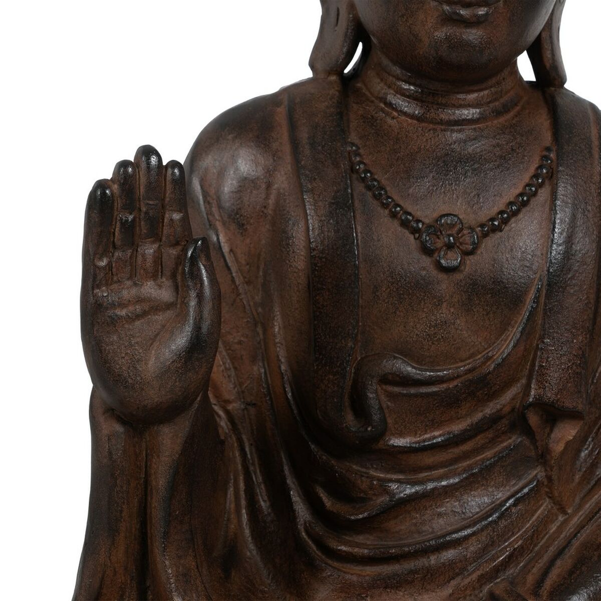 Skulptur Brun Harts 56 x 42 x 88 cm Buddha - 7