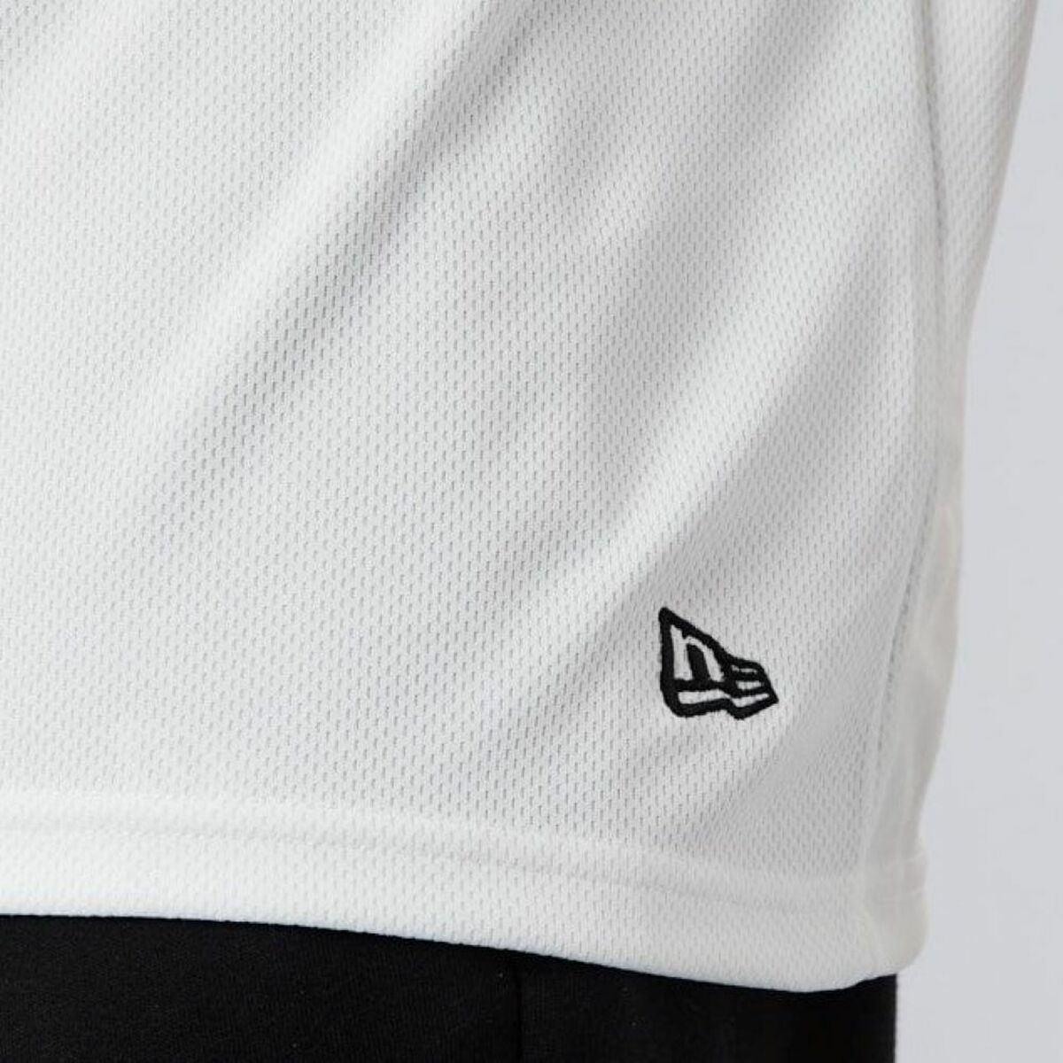 Sporttröja med ärmar NBA SCRIPT MESH New Era WHIFDR 60284736 Vit - 7