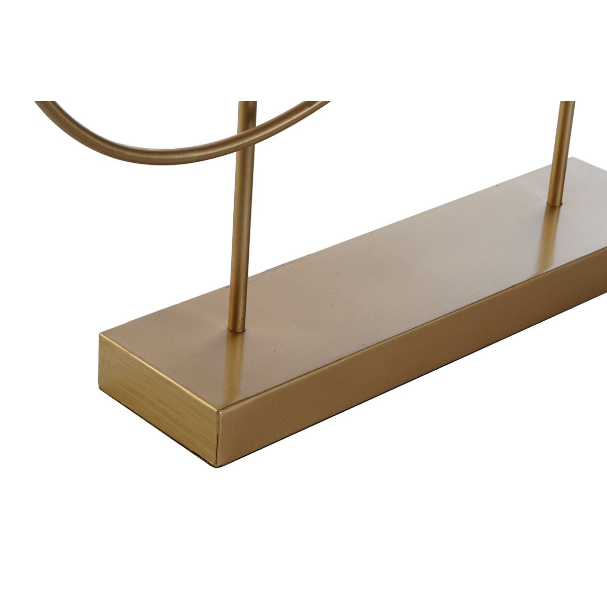 Prydnadsfigur DKD Home Decor 56 x 9 x 55 cm Abstrakt Svart Gyllene Vit Modern - 2