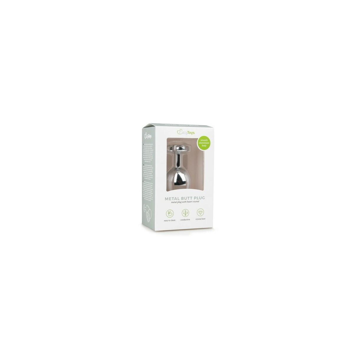 Analplugg EasyToys Silvrig - 2