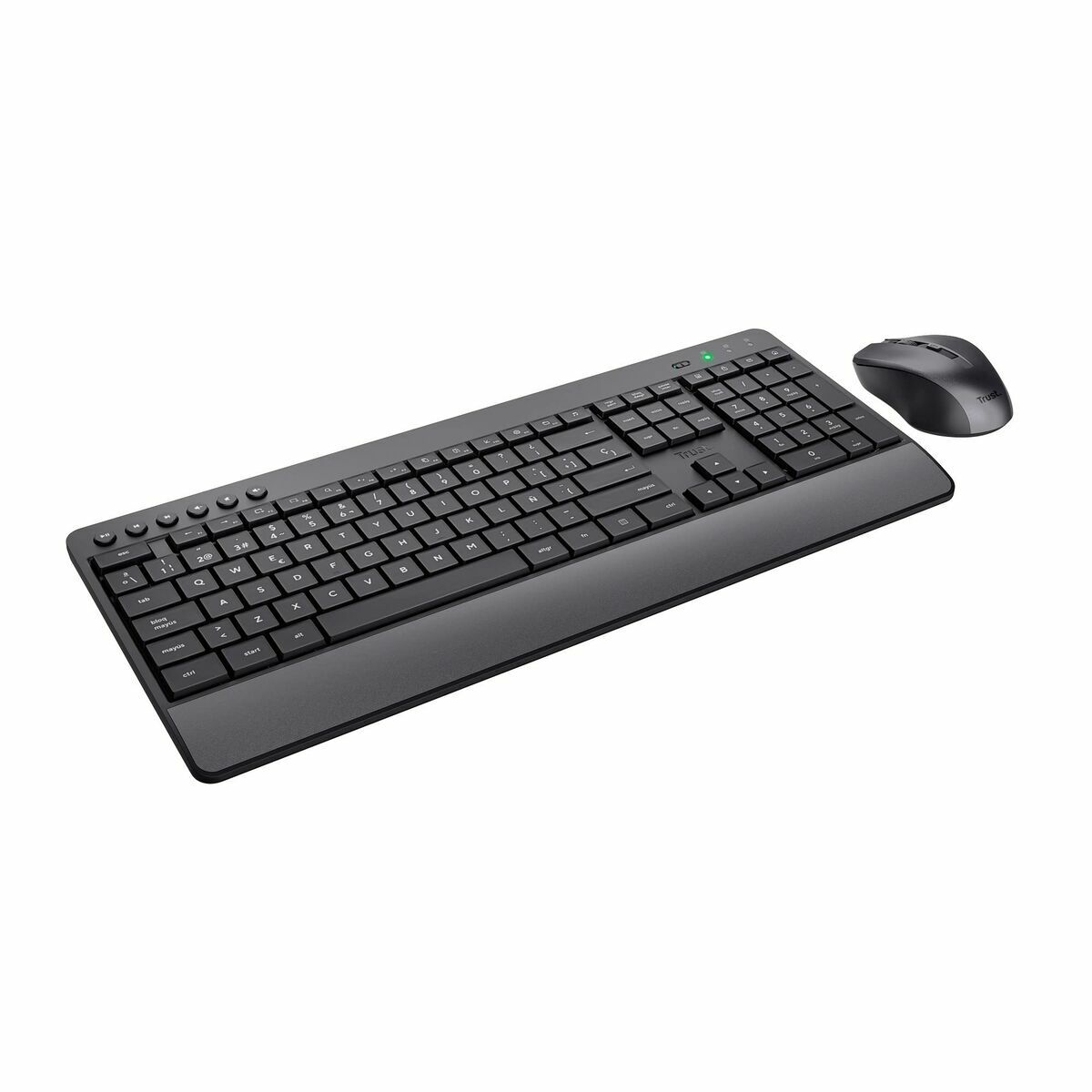 Tangentbord och Mus Trust Trezo Svart Qwerty Spanska spanska QZERTY - 3