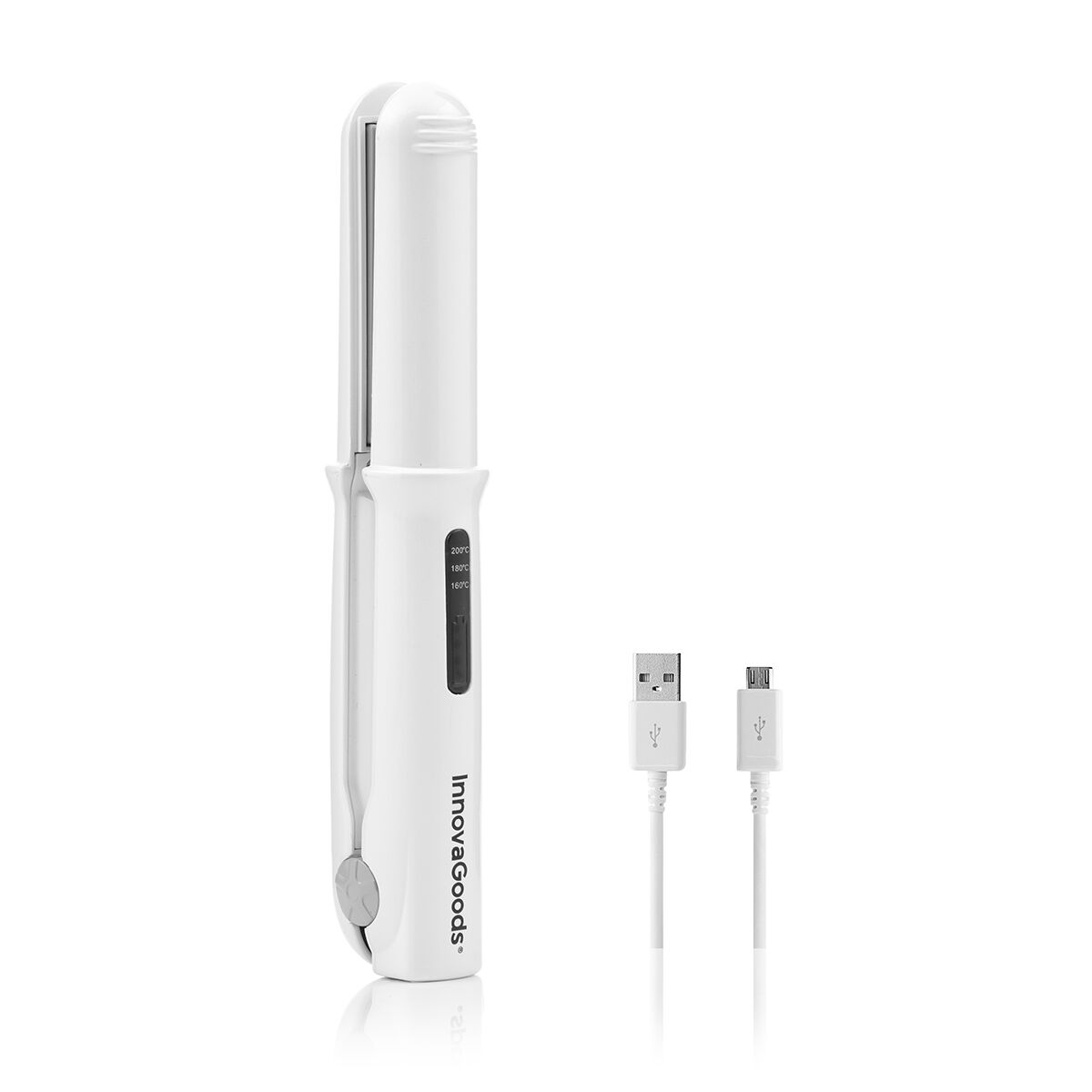 Uppladdningsbar plattång med powerbank (externt batteri) Hesser InnovaGoods - 12