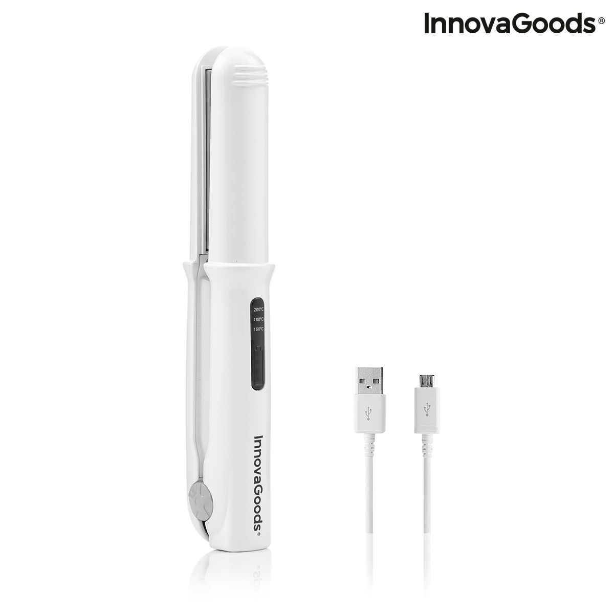 Uppladdningsbar plattång med powerbank (externt batteri) Hesser InnovaGoods - 4