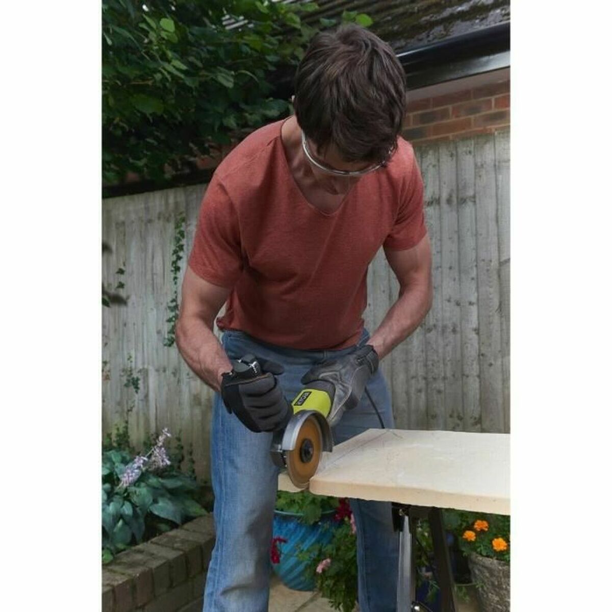 Vinkelslip Ryobi 800 W 125 mm - 2